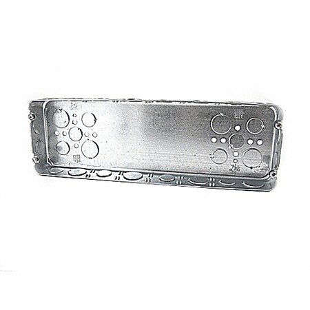 Abb Electrical Box, 95 cu. in., Gang, Steel 6G 1/2 3/4